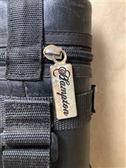 BLACK HAMPTON TWO PIECE POOL CUE CASE